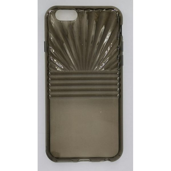 Iphone 6 / 6S Tumma Läpinäkyvä Suojakuori Kuviolla