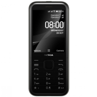 Nokia 8000 4G Musta, 2mpix, 4Gb, Whatsapp ja Facebook