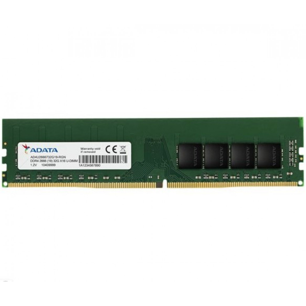 ADATA 16GB DDR4 3200 CL19 U-DIMM 2048x8