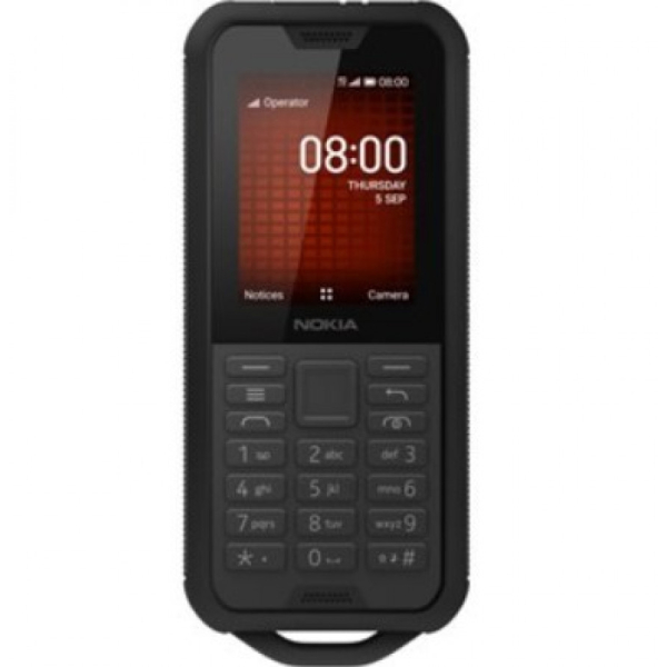Nokia 800 Tough, musta, veden- ja iskunkestävä DUAL-SIM puhelin