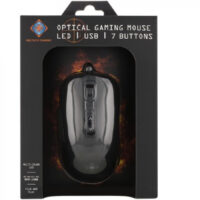 Alternative view of DELTACO GAMING optinen pelihiiri, 7 painiketta, LED-valaistus, USB, musta