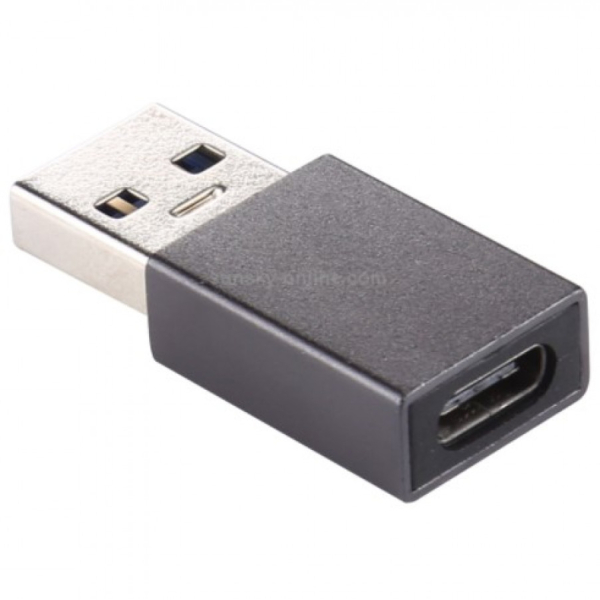 Smartte USB-A 3.0 uros ↔ Type-C / USB-C naaras adapteri (musta)