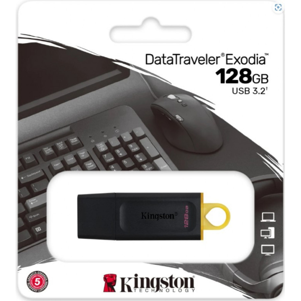Kingston 128GB USB 3.2 / USB 2.0 muistitikku