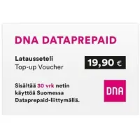 DNA dataprepaid 30vrk latausseteli