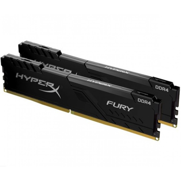 KINGSTON 16GB 3200MHz DDR4 CL15 DIMM Kit of 2 1Rx8 HyperX FURY Black
