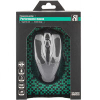 Alternative view of DELTACO optinen pelihiiri, 3 painiketta + rulla, 1000 DPI, USB, 1,4m kaapeli, musta