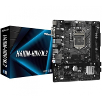 ASRock H410M-HDV/M.2, LGA1200, mATX-emolevy (22,6 x 18,8 cm)