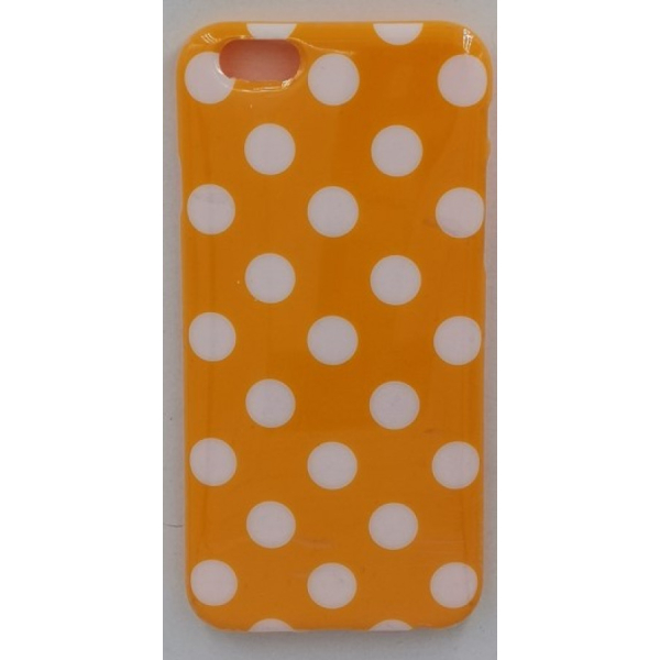 Iphone 6 / 6S Suojakuori Oranssi /  Valkoinen