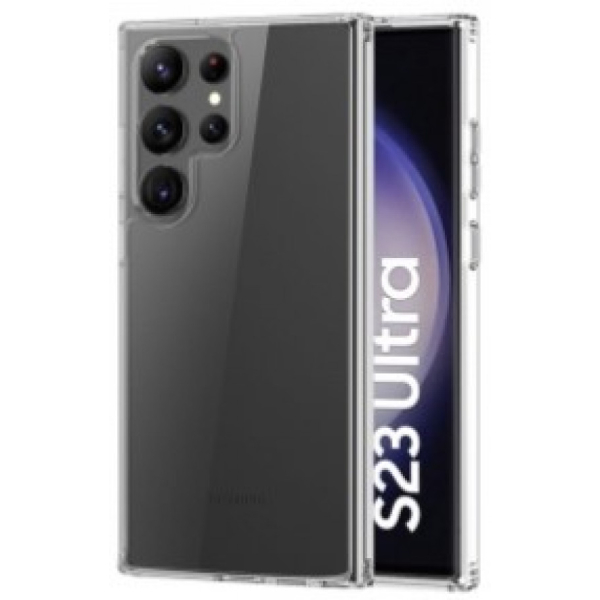 INSMAT SAMSUNG GALAXY S23 ULTRA CRYSTAL TAKAKUORI CLEAR TPU