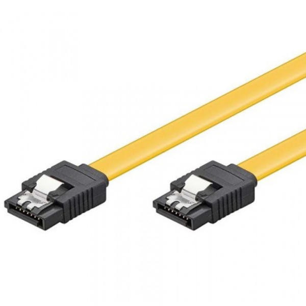 SATA kaapeli 30cm, SATA III 6GBIT väri saattaa vaihdella.