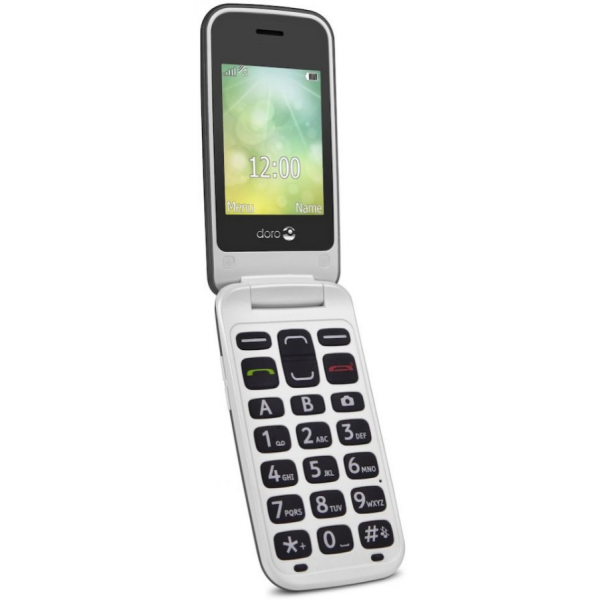 Doro 2424, 3 Mpix, Bluetooth 3.0, 2.4", 800mAh, harmaa, GSM senioripuhelin kahdella näytöllä - Image 2