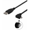 2 in 1 Apple Lightning & Micro USB 2m Latausjohto Musta