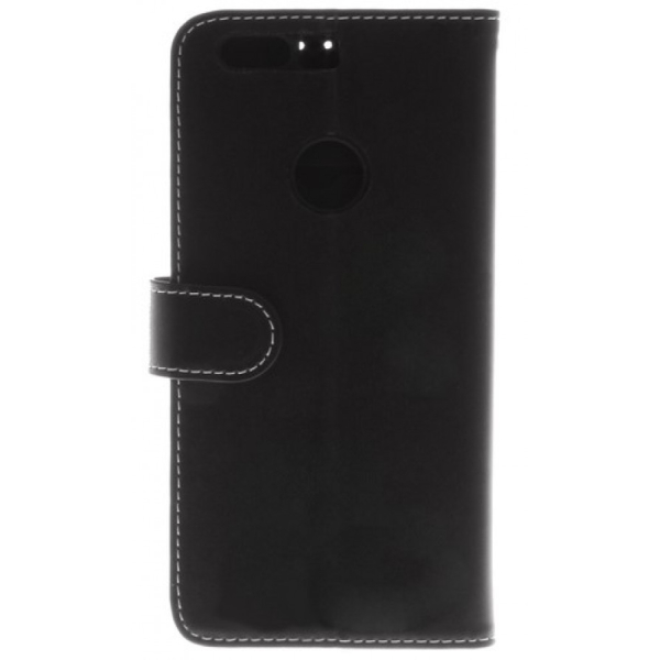 Insmat, Exclusive Flip Case, Honor 8, musta aitoa nahkaa