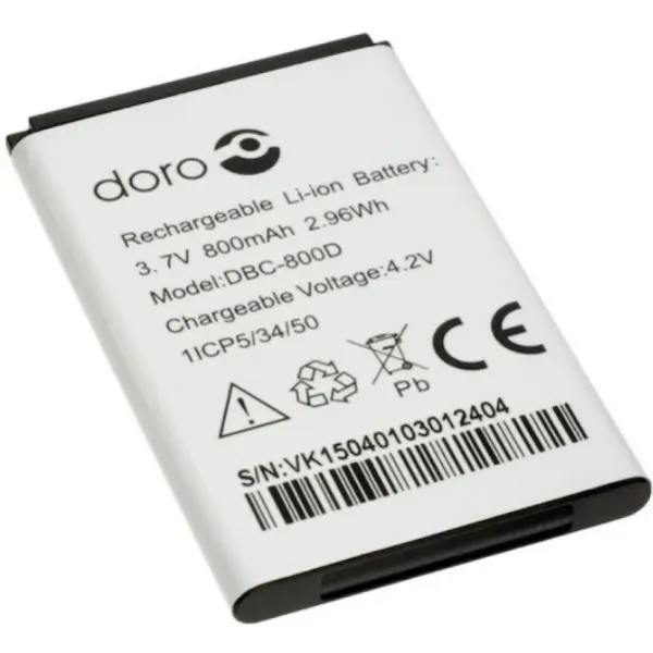 Doro 1362, 1382, 2414, 2424  507, 509, 510, 515, 530X, 715, 5031, 6030, 6031, 6526 alkuperäinen akku