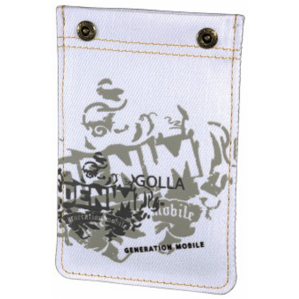 Golla Puhelinpussi Valkoinen Kuvioitu