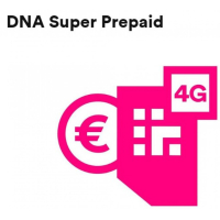 DNA Super Prepaid 4G, maksat puheluista ja viesteistä vain käytön mukaan, netti jopa 300M