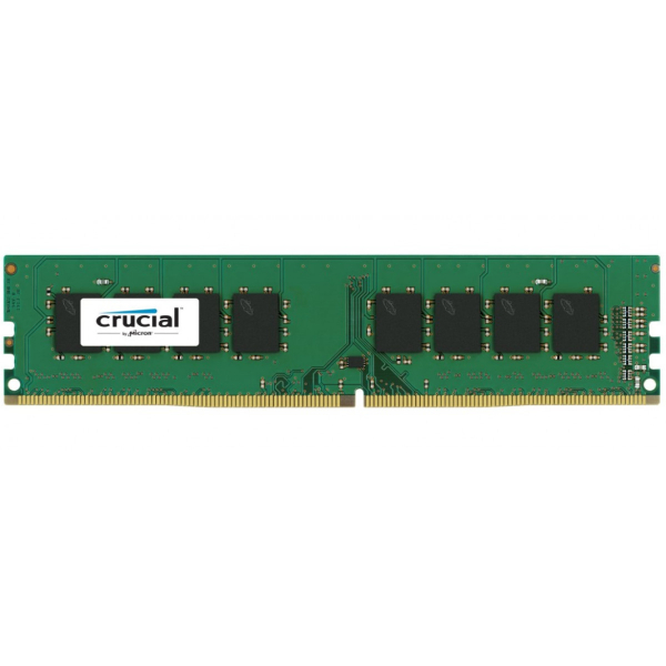 Crucial - DDR4 - 8 GB - DIMM 288-pin - 2400 MHz / PC4-19200 - CL17 - 1.2 V - unbuffered - non-ECC