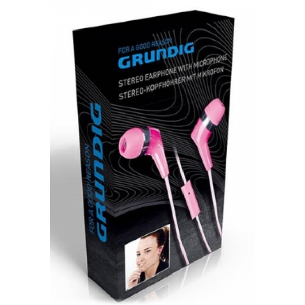 Grundig nappikuulokkeet pinkki