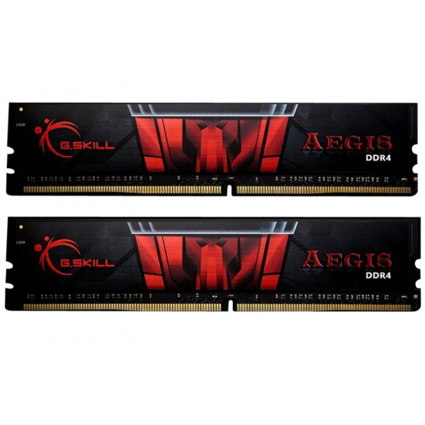 G.Skill AEGIS - DDR4 - 16 GB: 2 x 8 GB - DIMM 288-pin - 3200 MHz / PC4-25600 - CL16 - 1.35 V - unbuffered - non-ECC