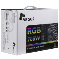 Argus RGB-700W - ATX Virtalähde - ATX12V 2.4 - 80 PLUS Bronze - 700W - active PFC - durable black