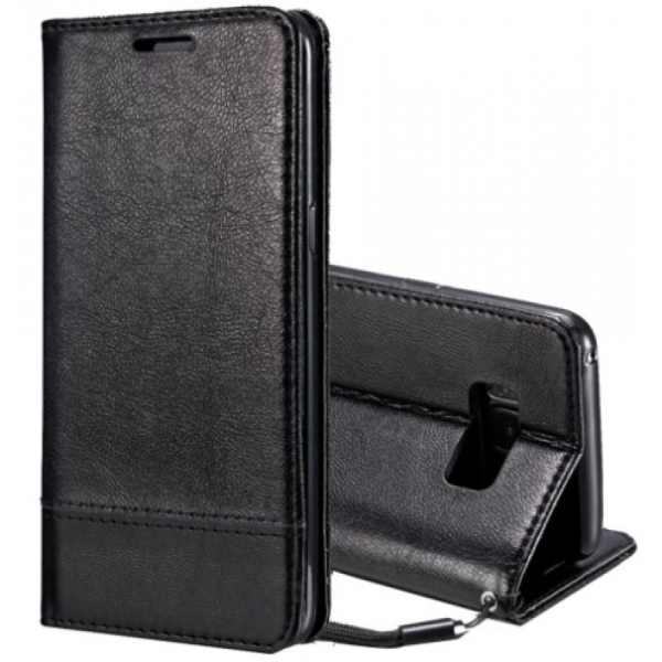 Samsung S8 plus Flip case s8+ Musta