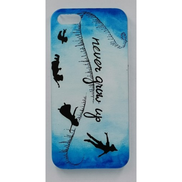 Iphone 5 / 5S / SE Suojakuori  Sininen Kuvalla