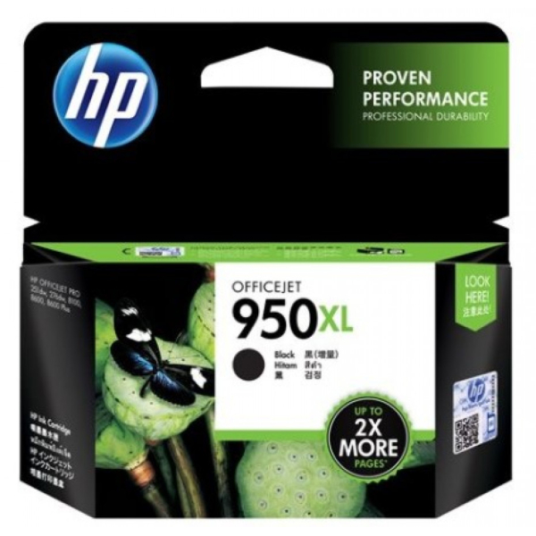 HP 950XL Musta Mustepatruuna, jopa 2300 sivua, alkuperäinen mustekasetti