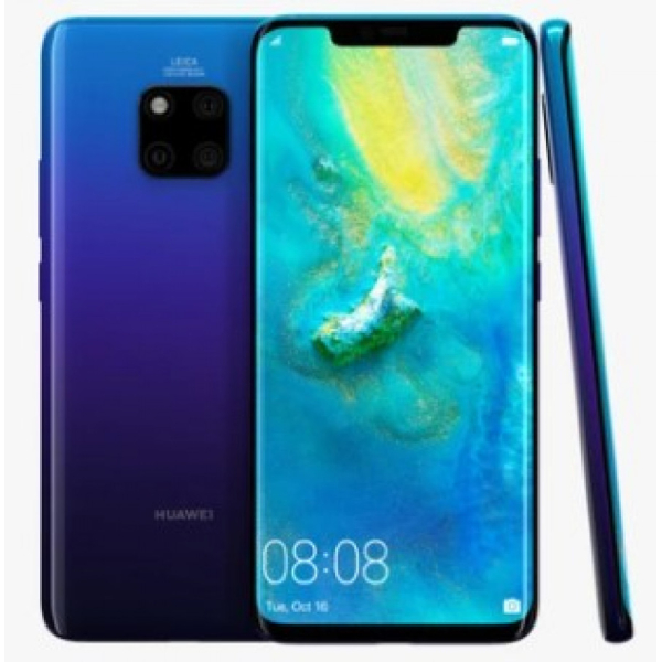 Käytetty Huawei Mate 20 Pro 6/128Gb, Tumma Sininen, takuu 1 kk, 40+20+8 MP kolmoiskamera - Image 2
