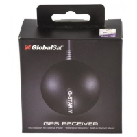GlobalSat GPS, USB-liitoksella, magneetti- / imukuppikiinnitys, 48-kanava BU353S4