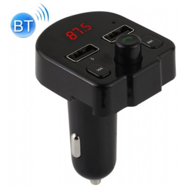 Bluetooth FM lähetin, 2kpl USB lataus 3.1A Max A12