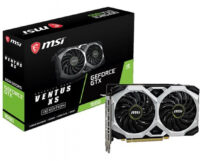 Alternative view of Käytetty MSI GeForce GTX 1660 VENTUS XS 6Gb OC GDDR5 1xHDMI 3xDP PCI-E 3.0 DX12 näytönohjain, takuu 1kk