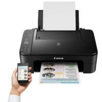 Alternative view of Canon Pixma TS3355 langaton mustesuihku monitoimitulostin, tulostaa, kopioi, skannaa
