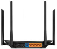 Alternative view of TP-LINK AC1200 1200Mbit ARCHER C6 langaton Wi-Fi -reititin, 4x Gigabit LAN, myös valokuitu WAN