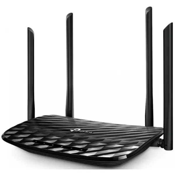 Käytetty TP-LINK AC1200 1200Mbit ARCHER C6 langaton Wi-Fi -reititin, 4x Gigabit LAN, myös valokuitu WAN, takuu 1kk