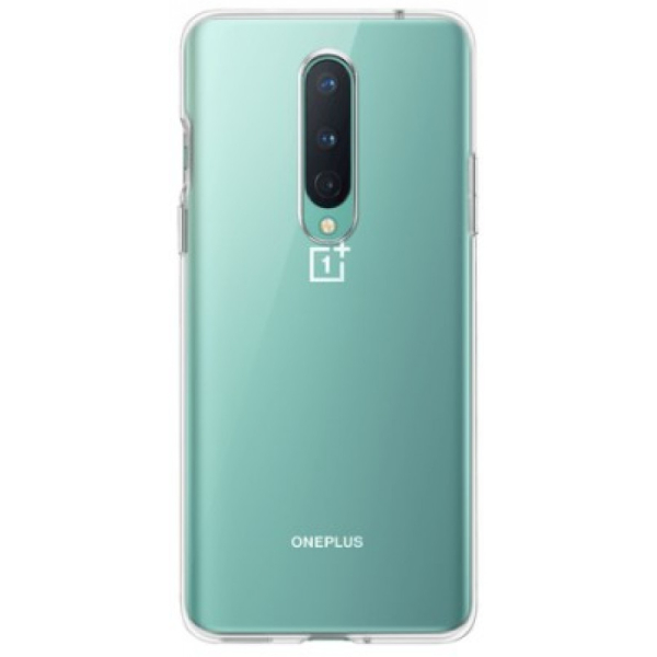 OnePlus 8 Clear Bumper Case läpinäkyvä