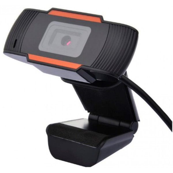 Good Office webkamera + mikrofoni, CAMA870, musta/oranssi