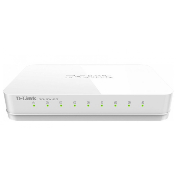 D-Link GO-SW-8G 8-porttinen kytkin reititin gigabit