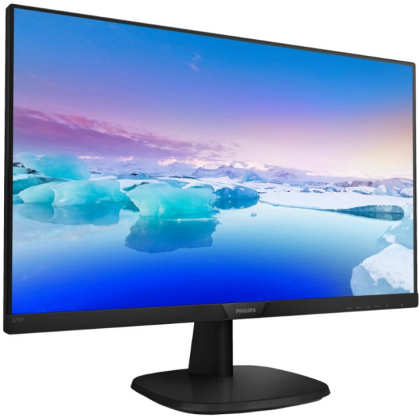 Philips 27" FullHD, DVI, VGA, HDMI, V-line 273V7QDSB 60Hz näyttö