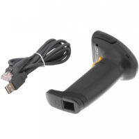 Alternative view of DELTACO CCD-viivakoodinlukija, myös laskujen lukuun, IP65, USB, musta