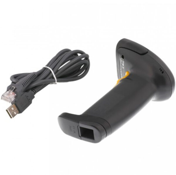 DELTACO CCD-viivakoodinlukija, myös laskujen lukuun, IP65, USB, musta - Image 2