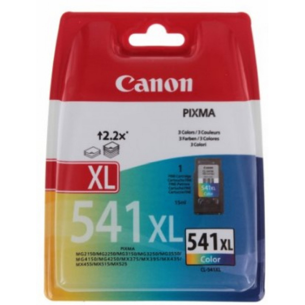 Canonin alkuperäinen CL-541XL kolmiväri mustekasetti
