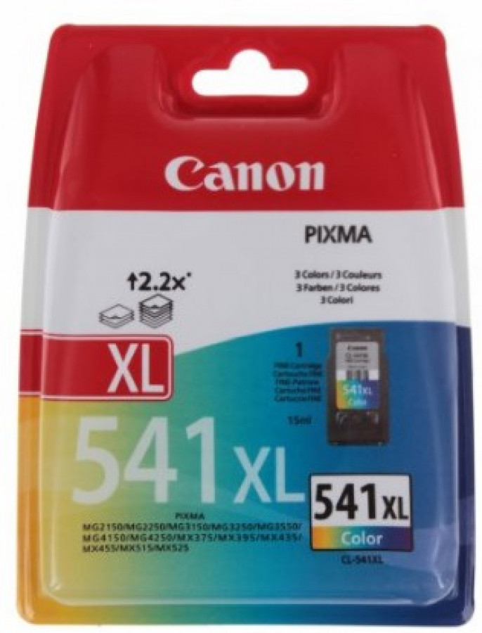 Canonin alkuperäinen CL-541XL kolmiväri mustekasetti