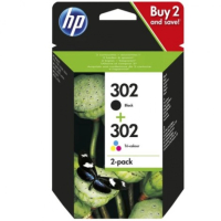 HP 302 Tri-Color 2-pack, HP alkuperäiset mustepatruunat