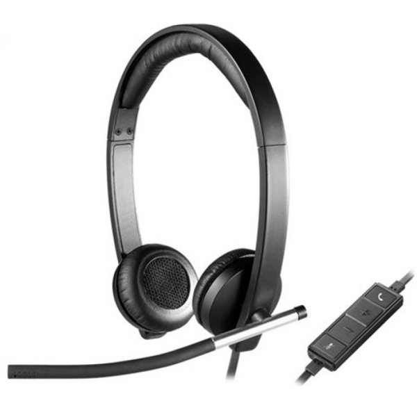 LOGITECH USB Headset Stereo H650e - Kuuloke - korvan päällä - langallinen