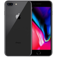 Apple iPhone 8 Plus musta 128GB Käytetty, akku 84% Toimivuustakuu 1kk