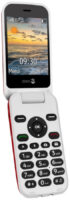 Alternative view of Doro 6621 Single-SIM punainen ja valkoinen