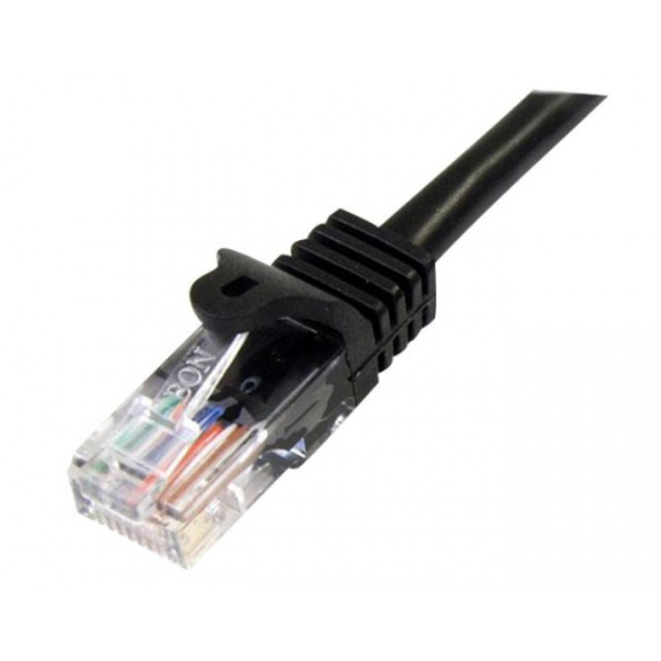 10m musta Cat5e Patch Cable with Snagless RJ-45 Connectors - Long Ethernet Cable - 10 m Cat 5e UTP Cable STARTECH.COM