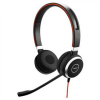 Jabra Evolve 40 MS Stereo, 3.5mm tai USB, sankakuulokkeet mikrofonilla, kiirevalo, musta/hopea