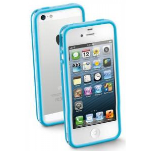Cellularline iPhone 5 / 5S / SE Suojakuori Vaaleansininen