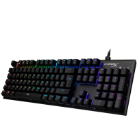 KINGSTON HyperX Alloy FPS RGB mekaaninen pelinäppäimistö, näppäinkytkin: Kailh Speed Silver